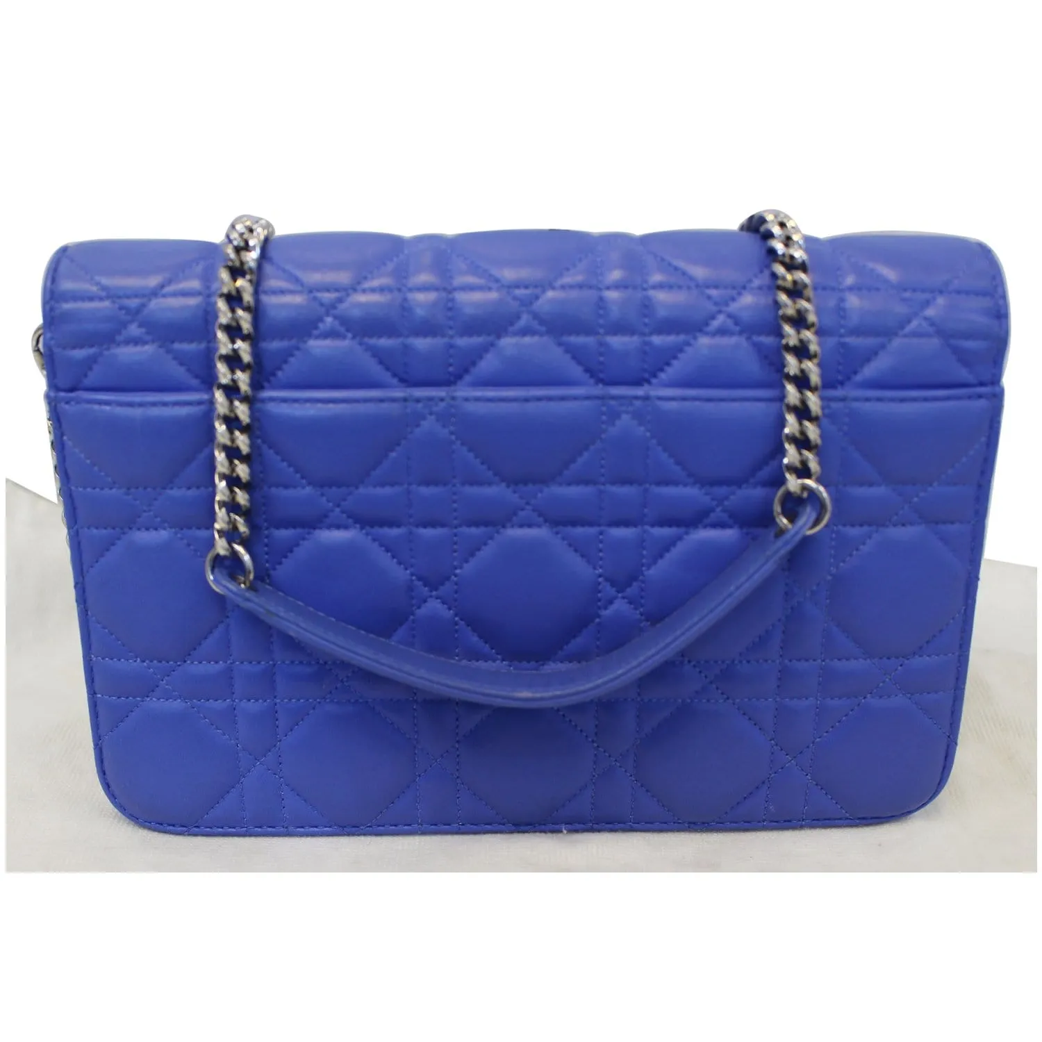 CHRISTIAN DIOR Miss Dior Promenade Cannage Quilted Leather Crossbody Bag