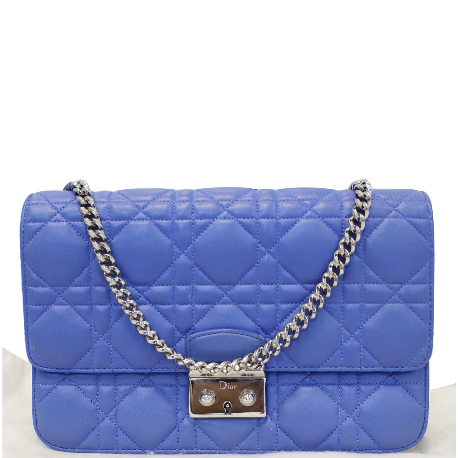 CHRISTIAN DIOR Miss Dior Promenade Cannage Quilted Leather Crossbody Bag