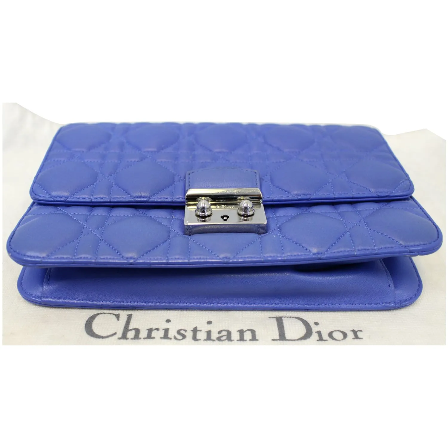 CHRISTIAN DIOR Miss Dior Promenade Cannage Quilted Leather Crossbody Bag