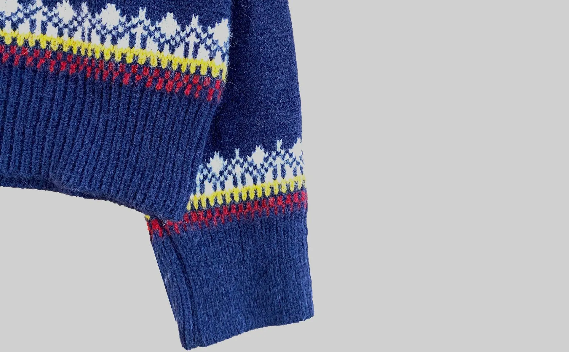 Christmas Elk High Neck His-and-hers Knitting Sweaters
