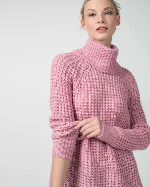 Chunky Waffle Stitch Turtleneck