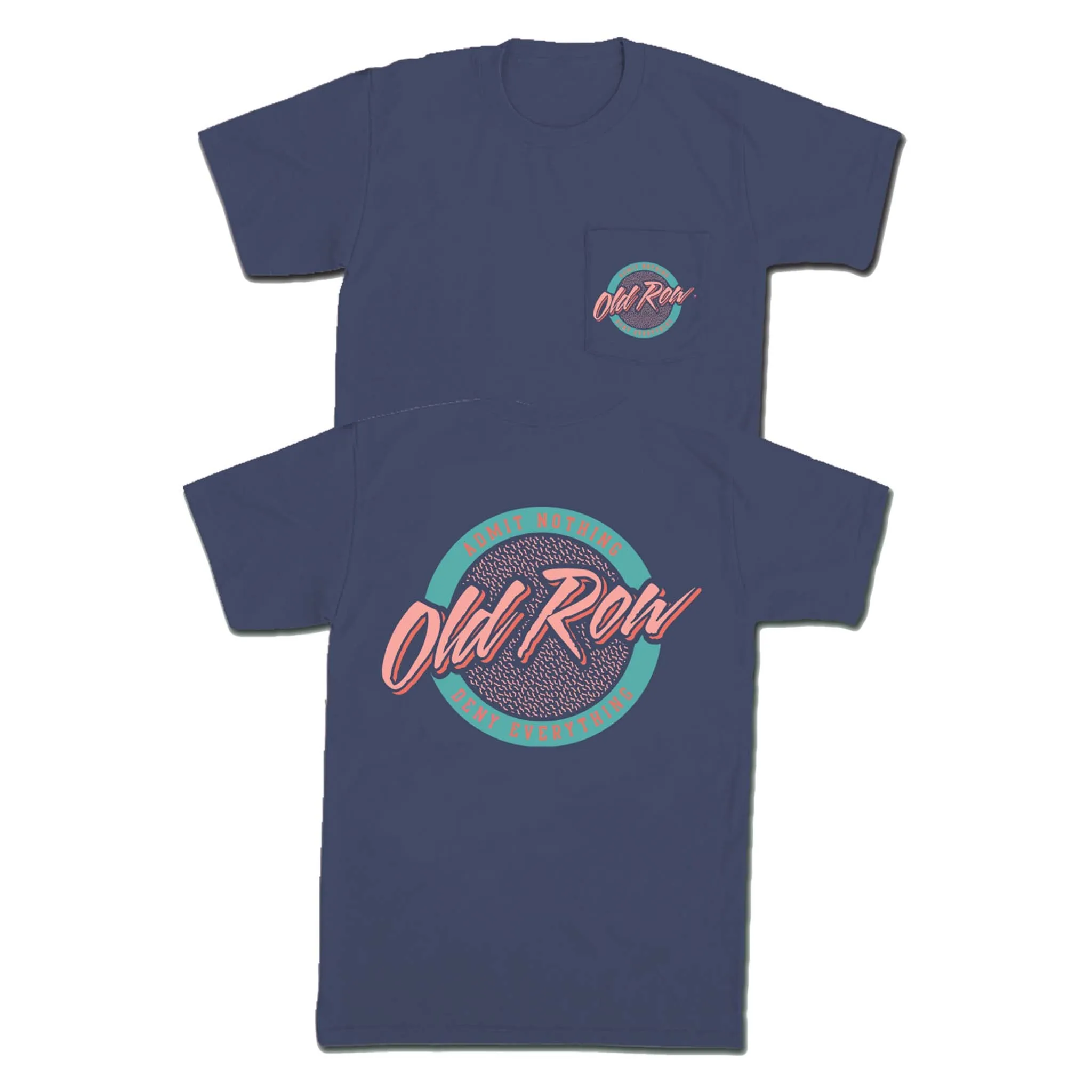 Circle Logo Pocket Short Sleeve T-Shirt in Midnight