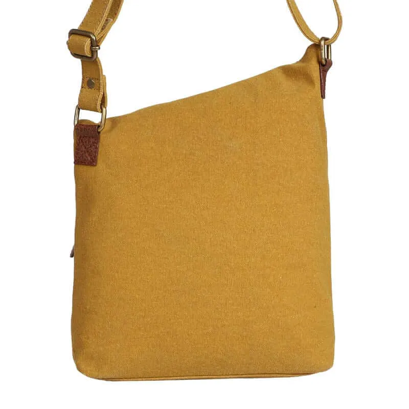 City Slicker Crossbody Sling bag For Men & Women - Mustard