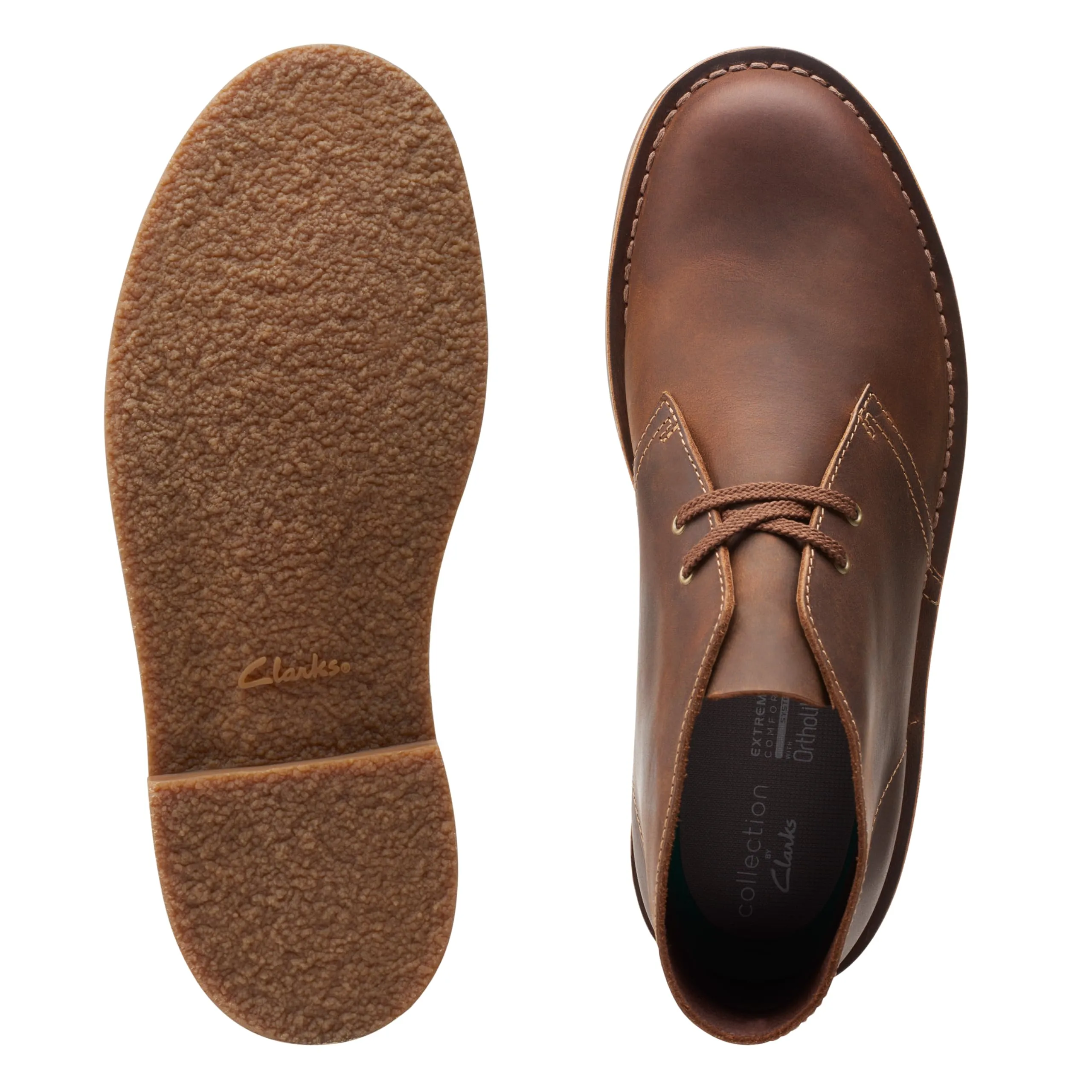 Clarks Men's Bushacre 3 Chukka Boot, Beeswax, 8.5