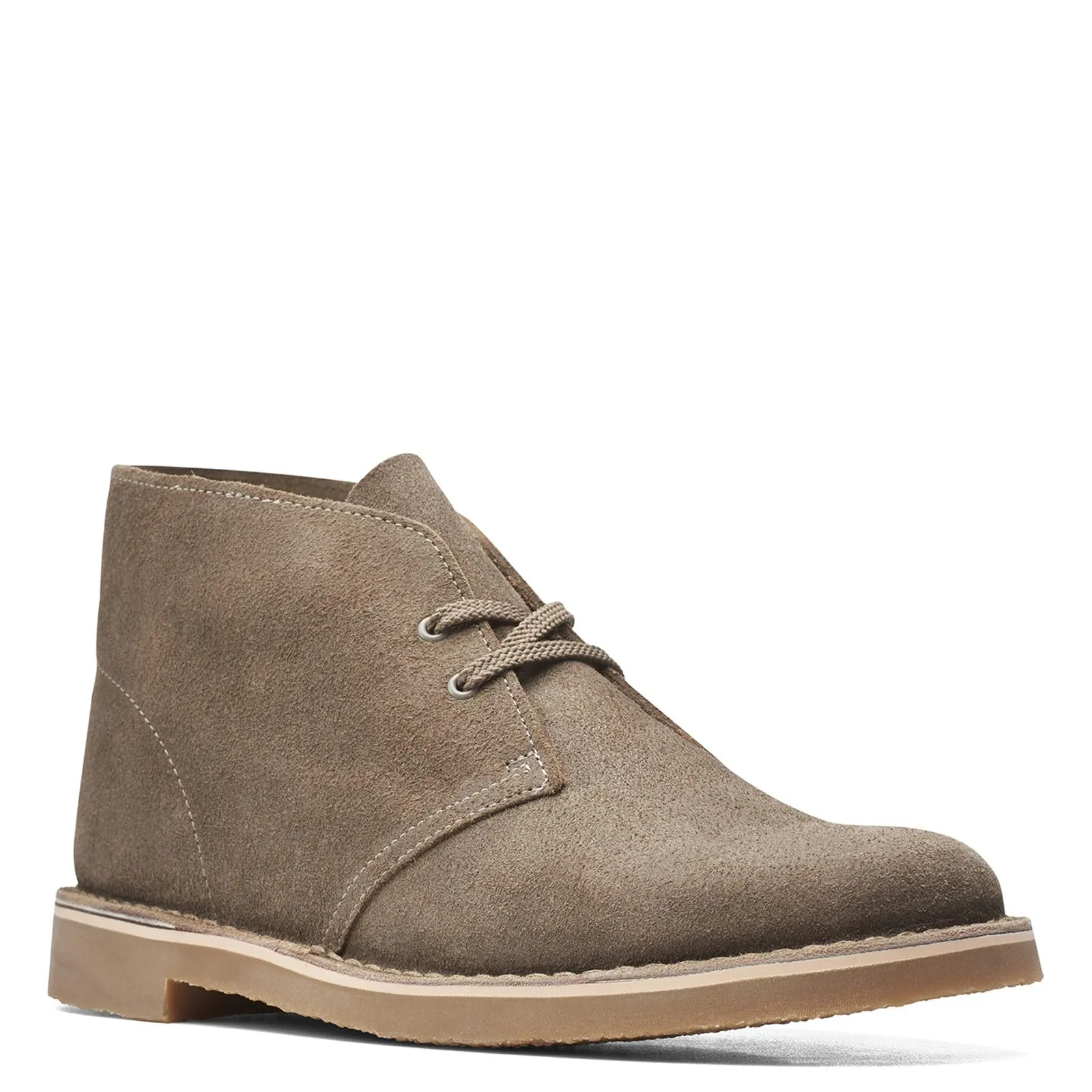 Clarks mens Bushacre 3 Chukka Boot, Sand Waxy Suede, 11.5 US