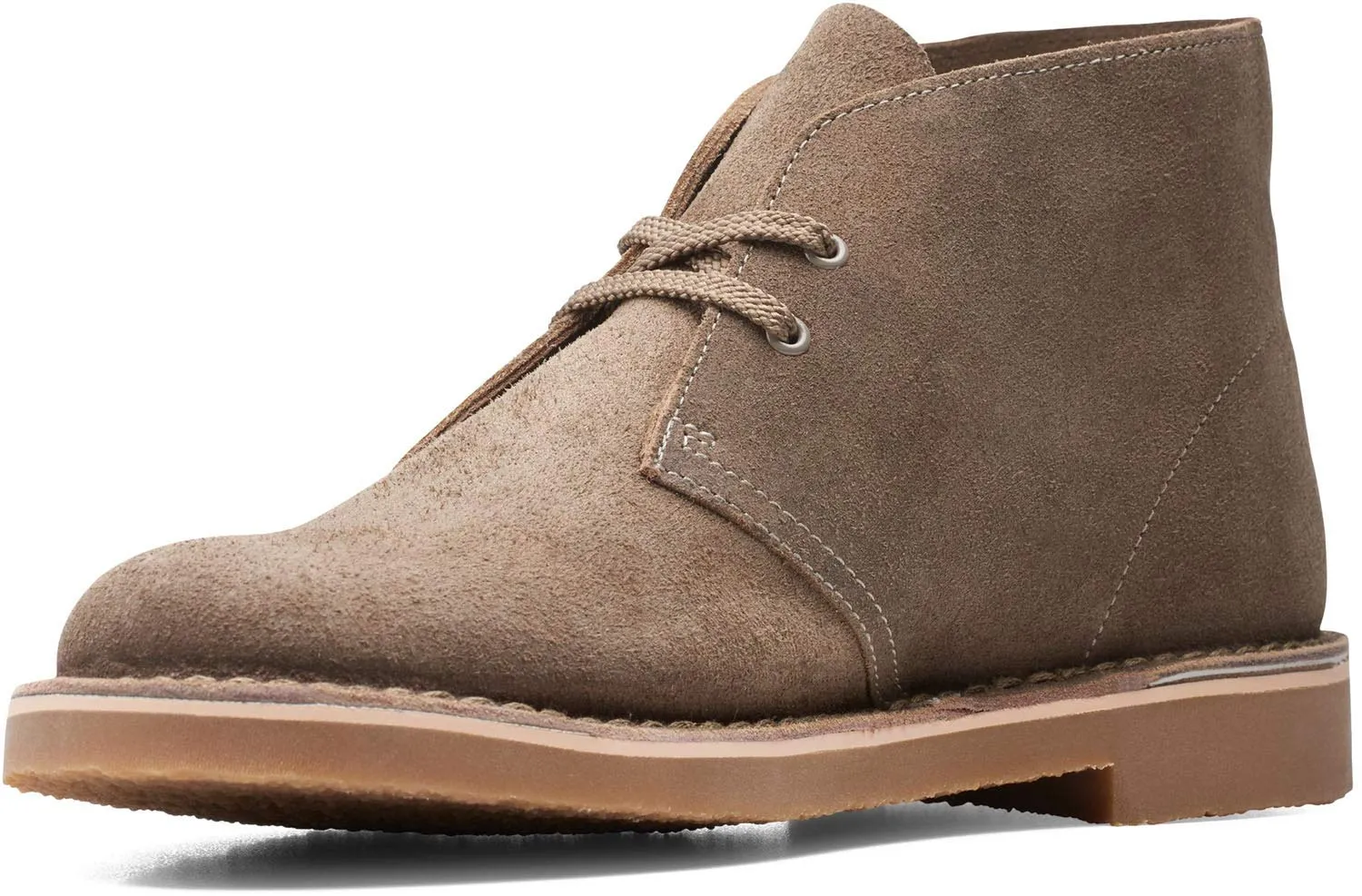 Clarks mens Bushacre 3 Chukka Boot, Sand Waxy Suede, 11.5 US