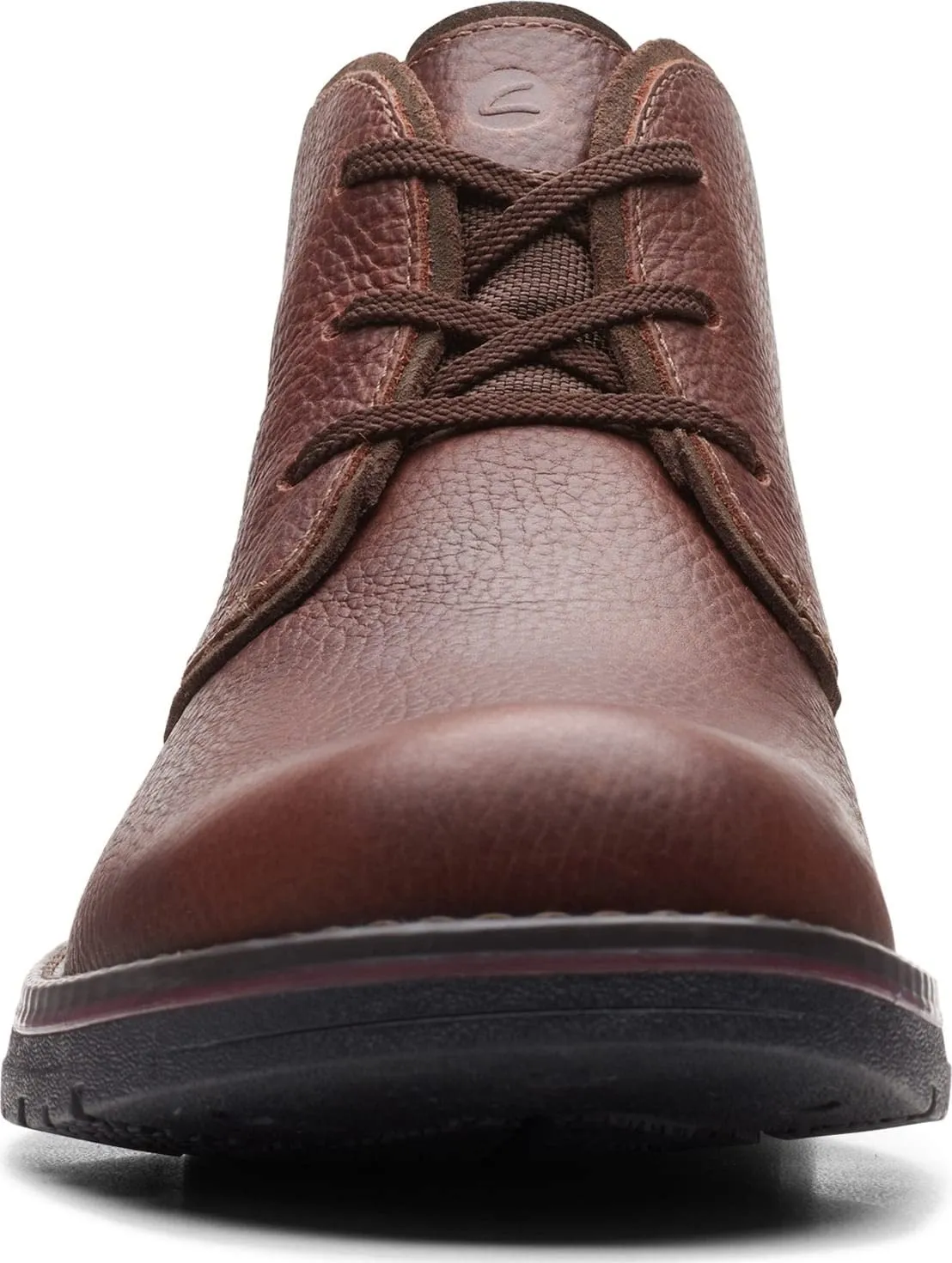 Clarks Men's Morris Peak Waterproof Chukka Boot, Brown Tumbled Leather, 8.5