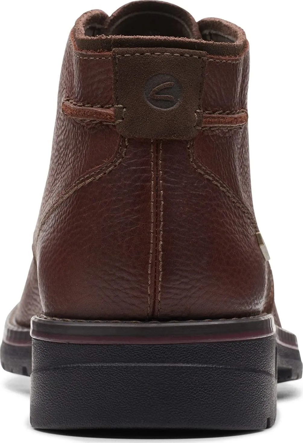 Clarks Men's Morris Peak Waterproof Chukka Boot, Brown Tumbled Leather, 8.5