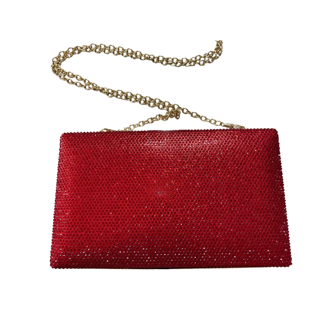 CLASSIC BLING RHINESTONED CLUTCH