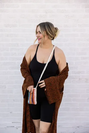 classic crochet cellphone bag