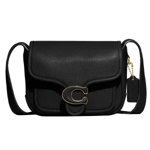 Coach Polished Pebble Tabby Messenger 19, Black