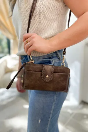 Coffee Smartphone Wallet Crossbody