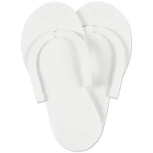 Complete Pro Pedi Slippers - WHITE / 12 Pairs