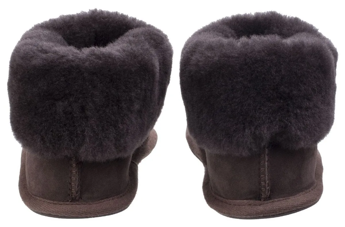 Cotswold Wotton Sheepskin Ladies Bootie Slippers