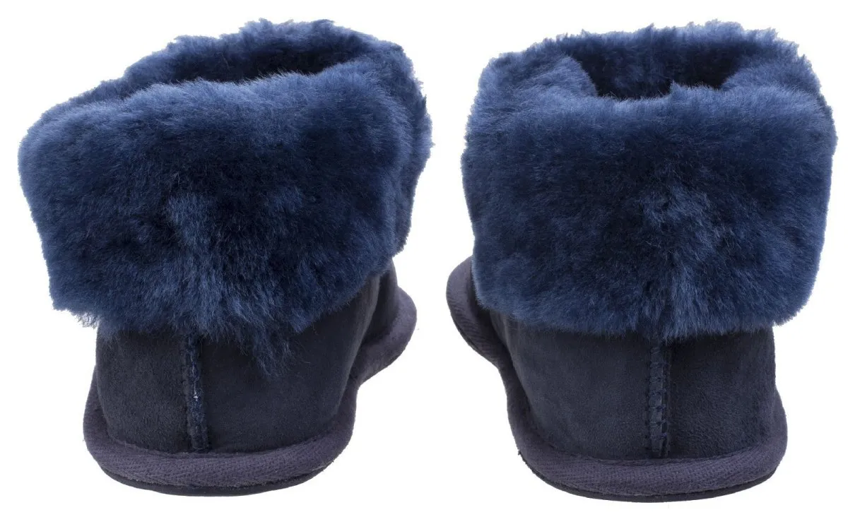 Cotswold Wotton Sheepskin Ladies Bootie Slippers
