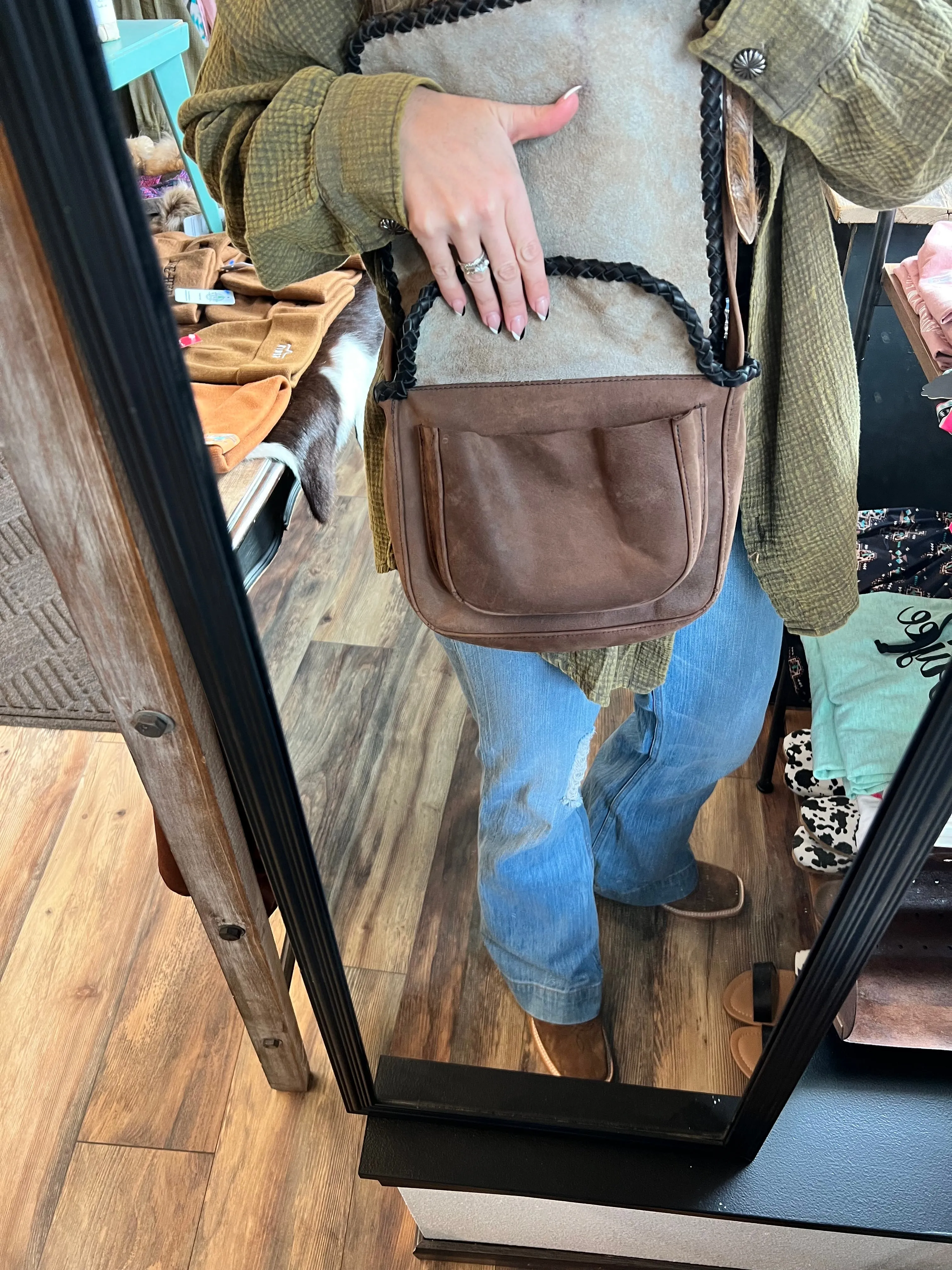 Cowhide Crossbody Purses