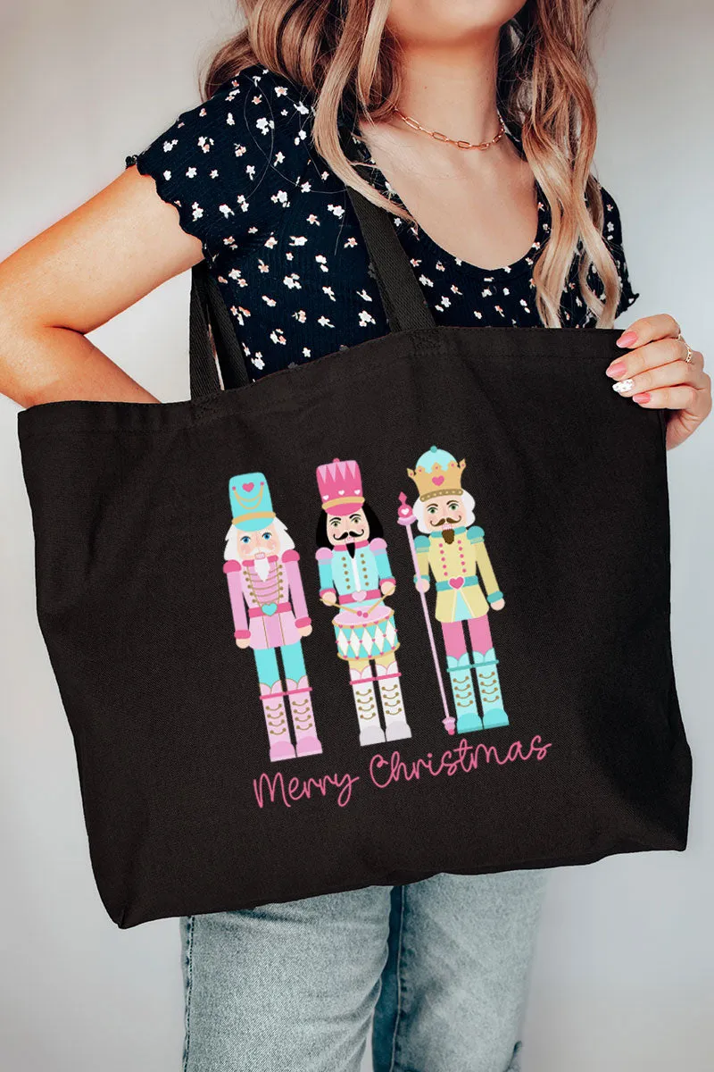 Cracking Christmas Canvas Jumbo Tote