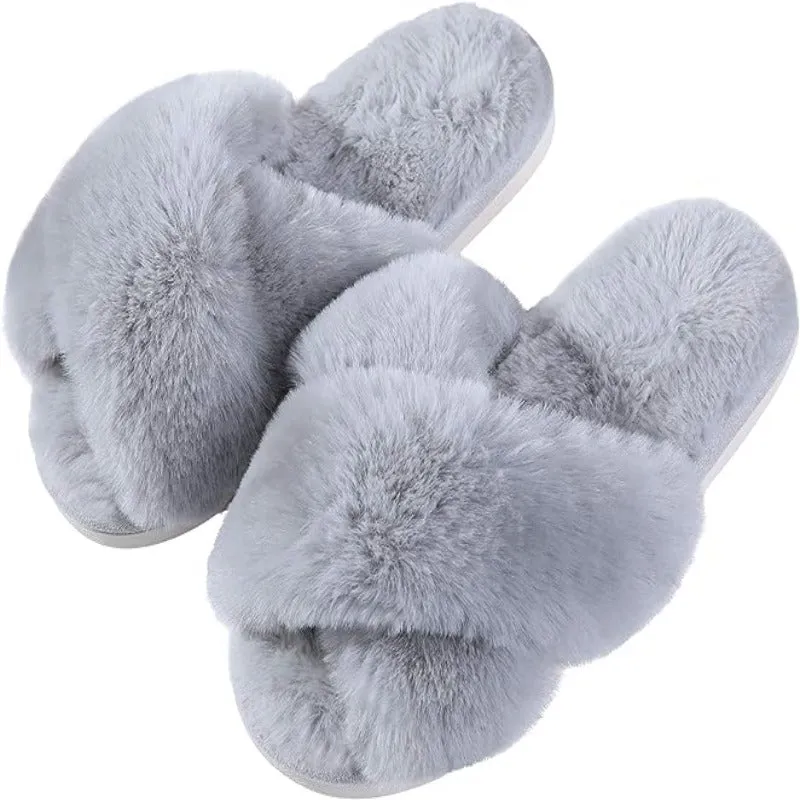 Cross Band Slippers