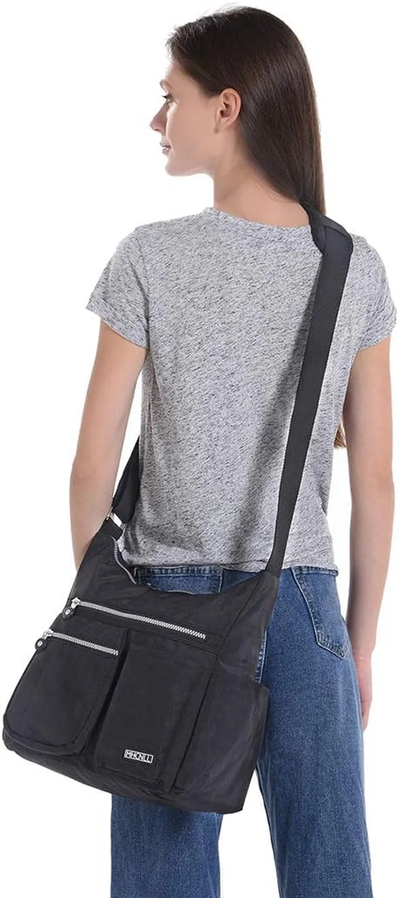 Crossbody Bag with anti Theft RFID Pocket - Lightweight Water-Resistant Purse for Women