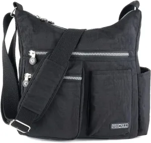 Crossbody Bag with anti Theft RFID Pocket - Lightweight Water-Resistant Purse for Women
