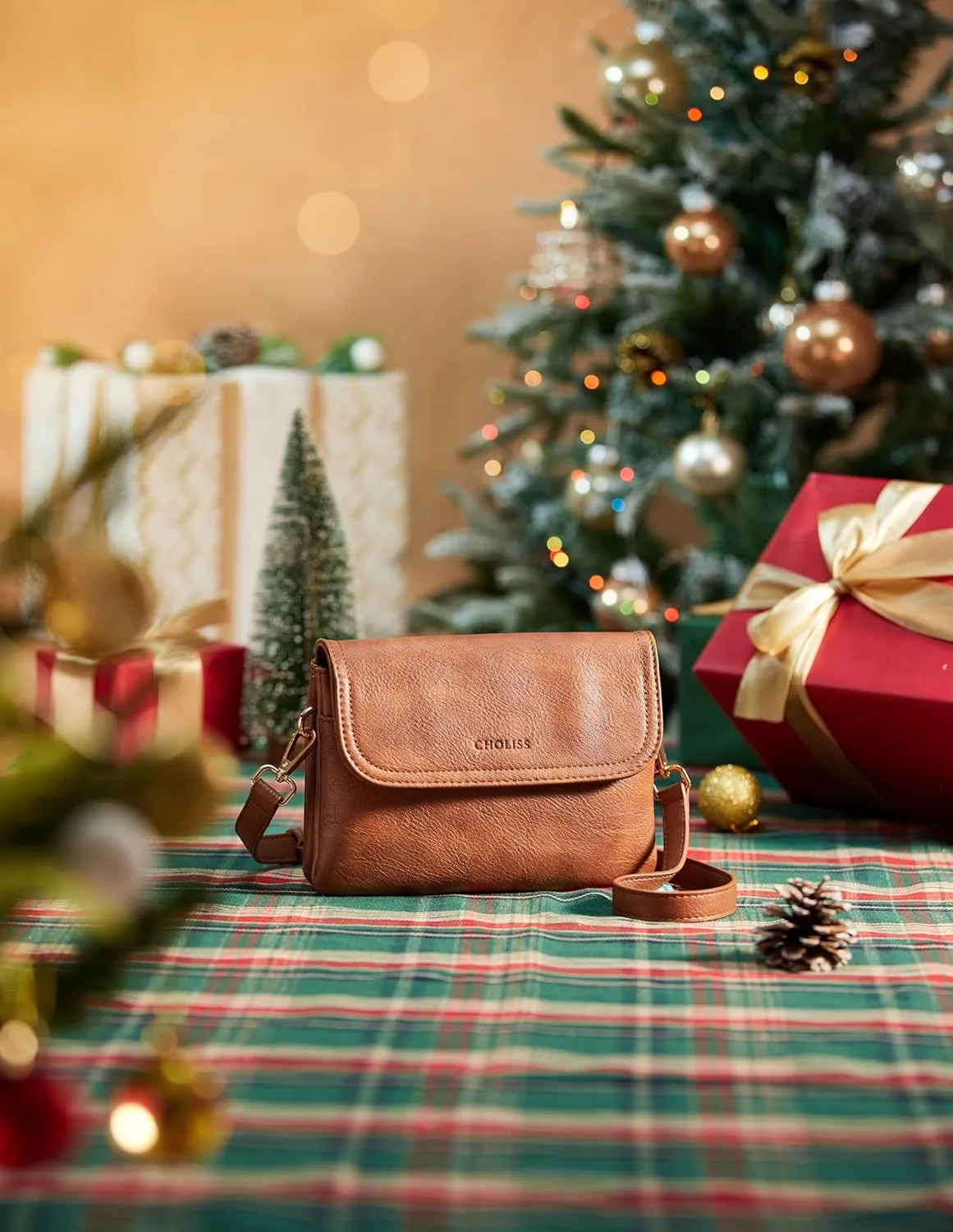 Crossbody Bags for Women, Vegan Leather Travel Phone Bags with Adjustable Strap
