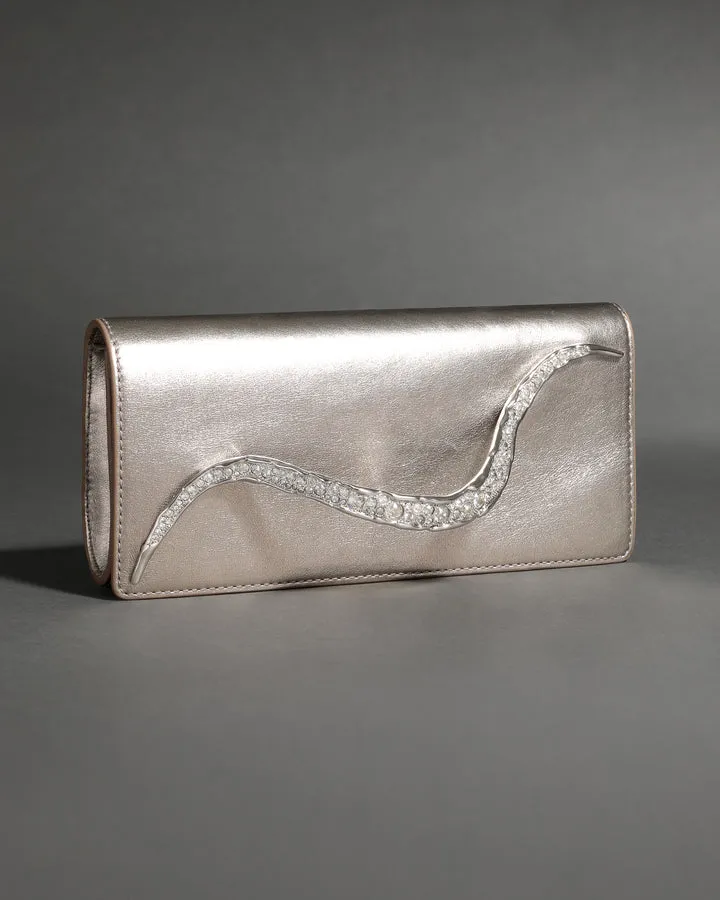 Crystal Curve Side Handle Clutch