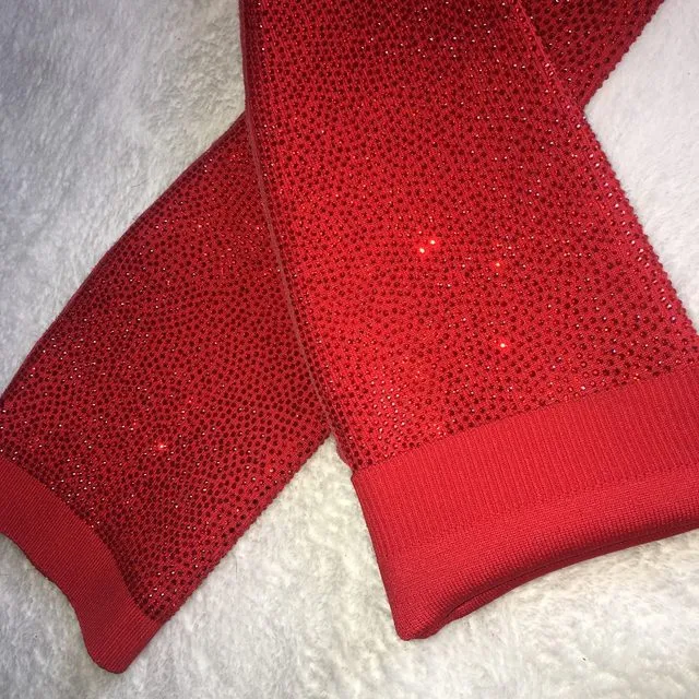 Crystals Knitting Sock Boots