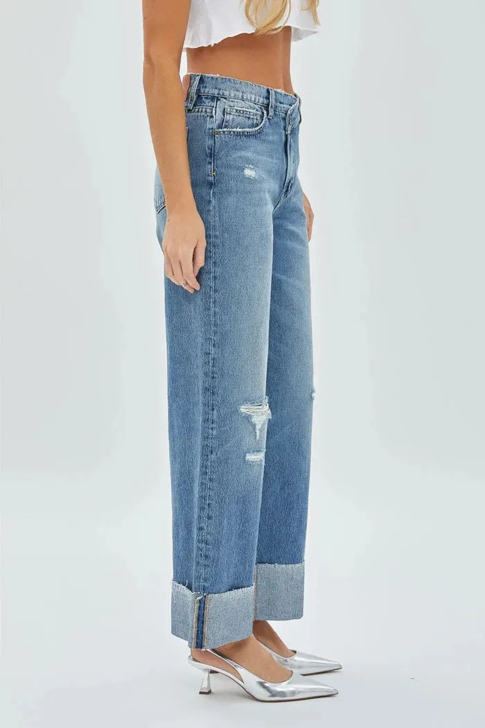 Cuffed Jeans