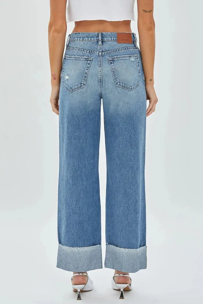Cuffed Jeans