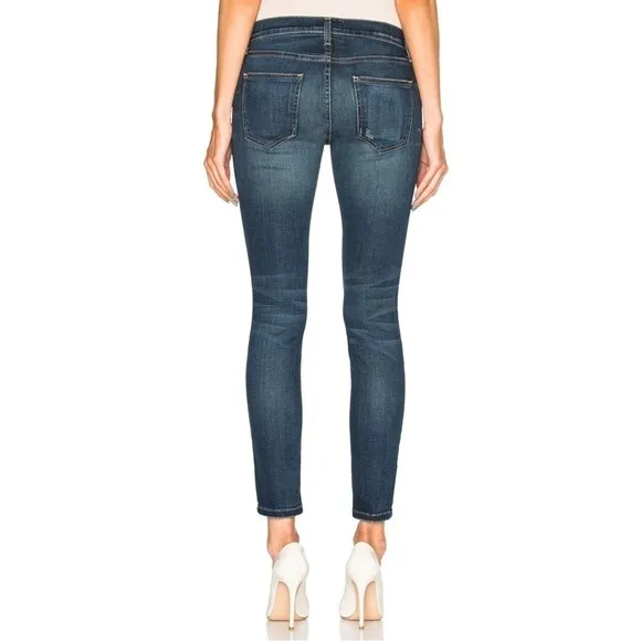 Current/Elliott The Stiletto Skinny Jeans Townie Blue Size 27.