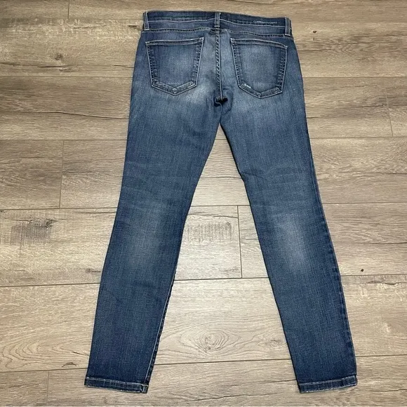 Current/Elliott The Stiletto Skinny Jeans Townie Blue Size 27.