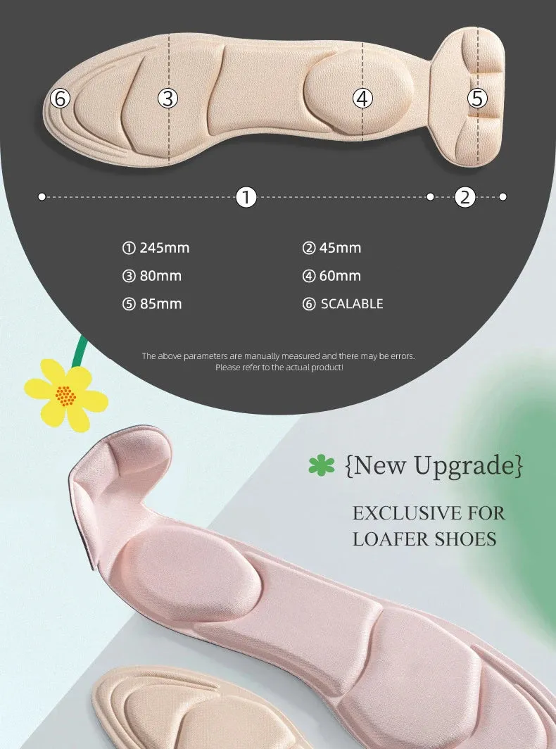 Cushy Footsie™ Heel Huggers: Memory Foam Bliss for Aching High Heels