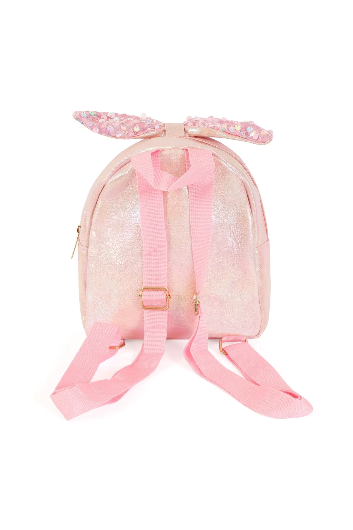 Cute Ribbon Glitter Kids Backpack Pink - Pack of 6