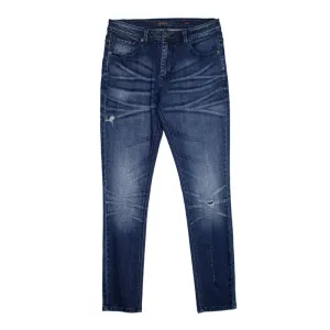 Cutty Men Bandit Rip & Repair Denim - Indigo