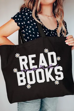 Daisy Read More Books Canvas Jumbo Tote