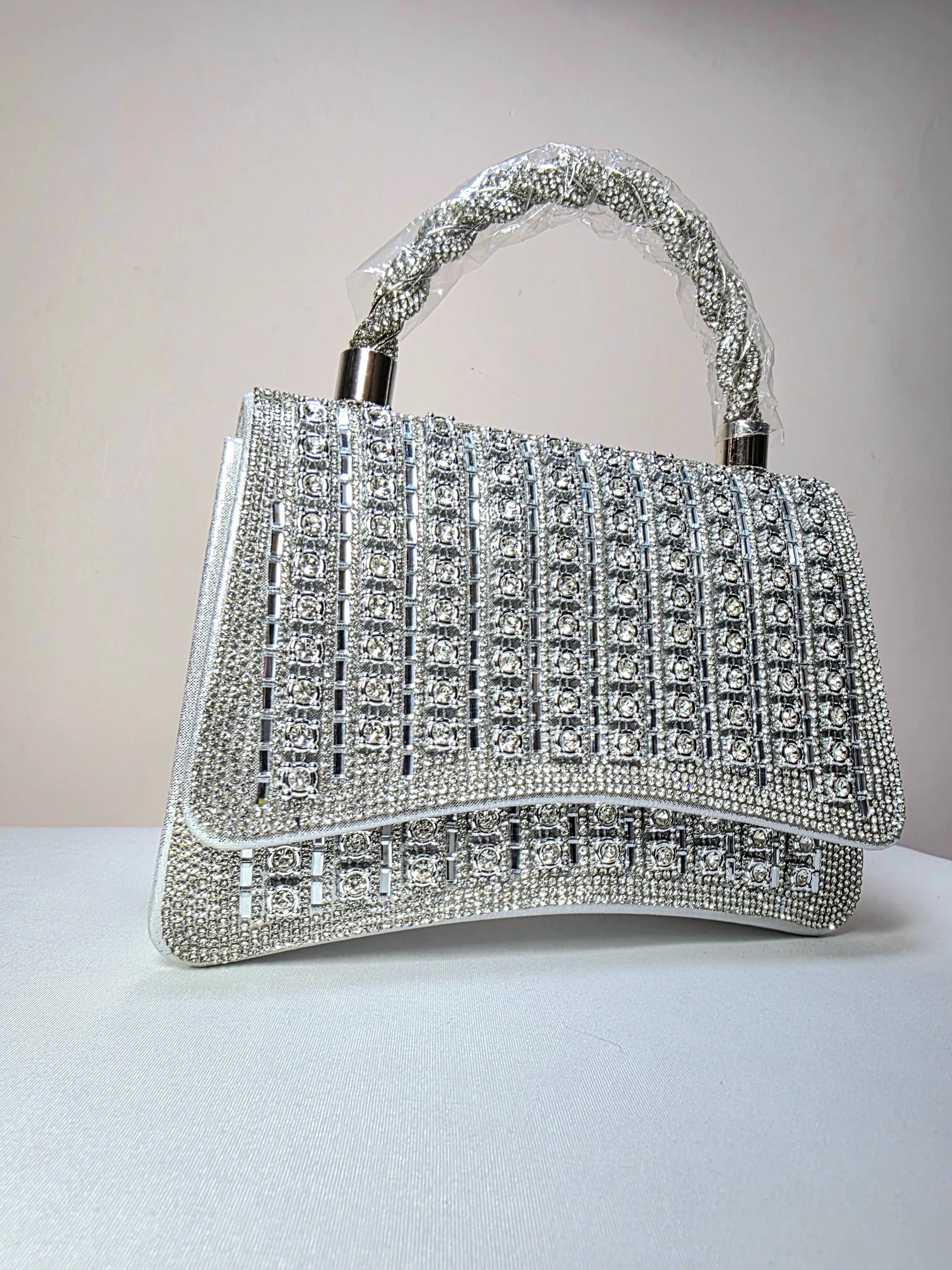 Dazzling Diamond Delight Clutch Bag