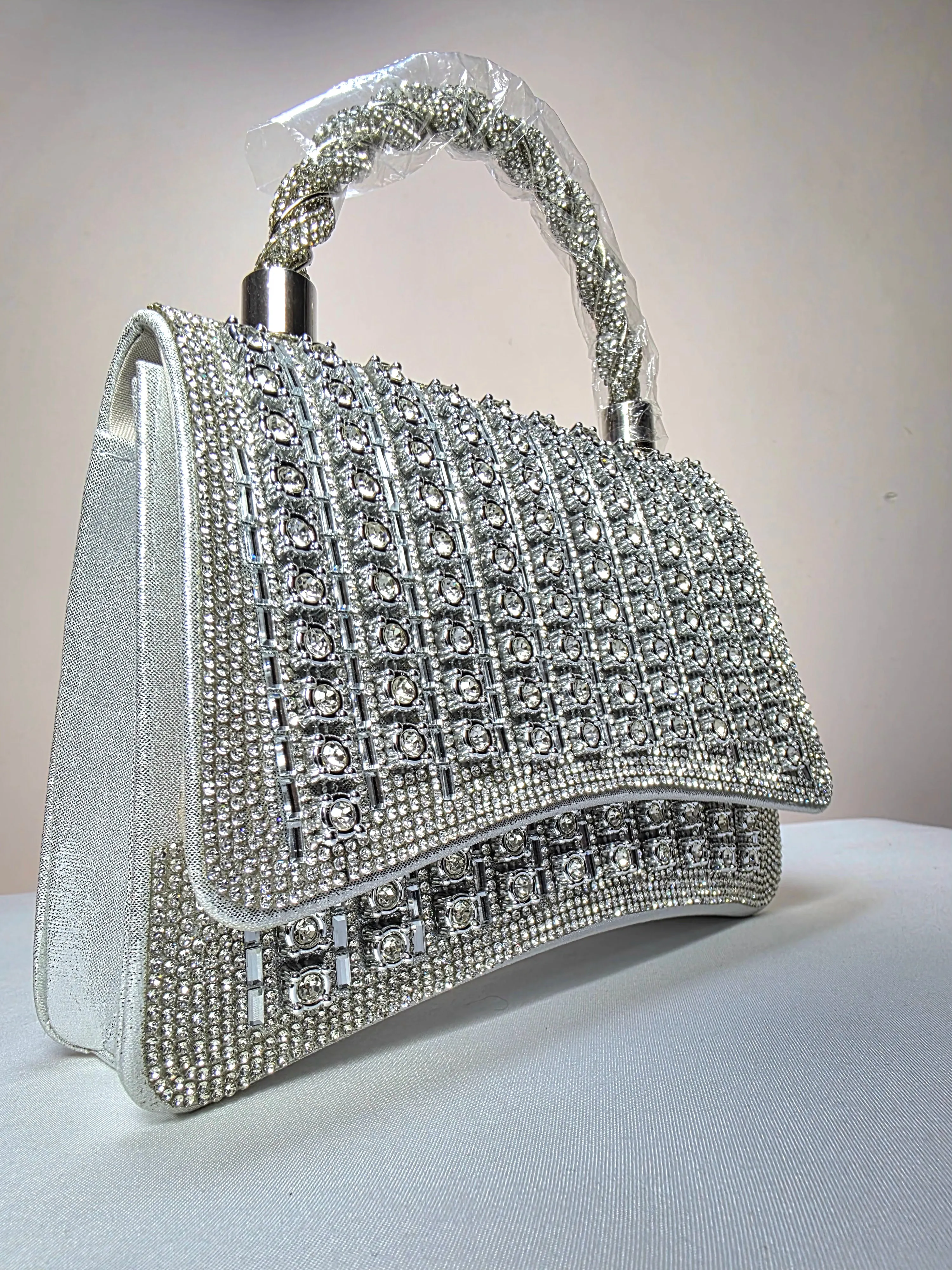 Dazzling Diamond Delight Clutch Bag