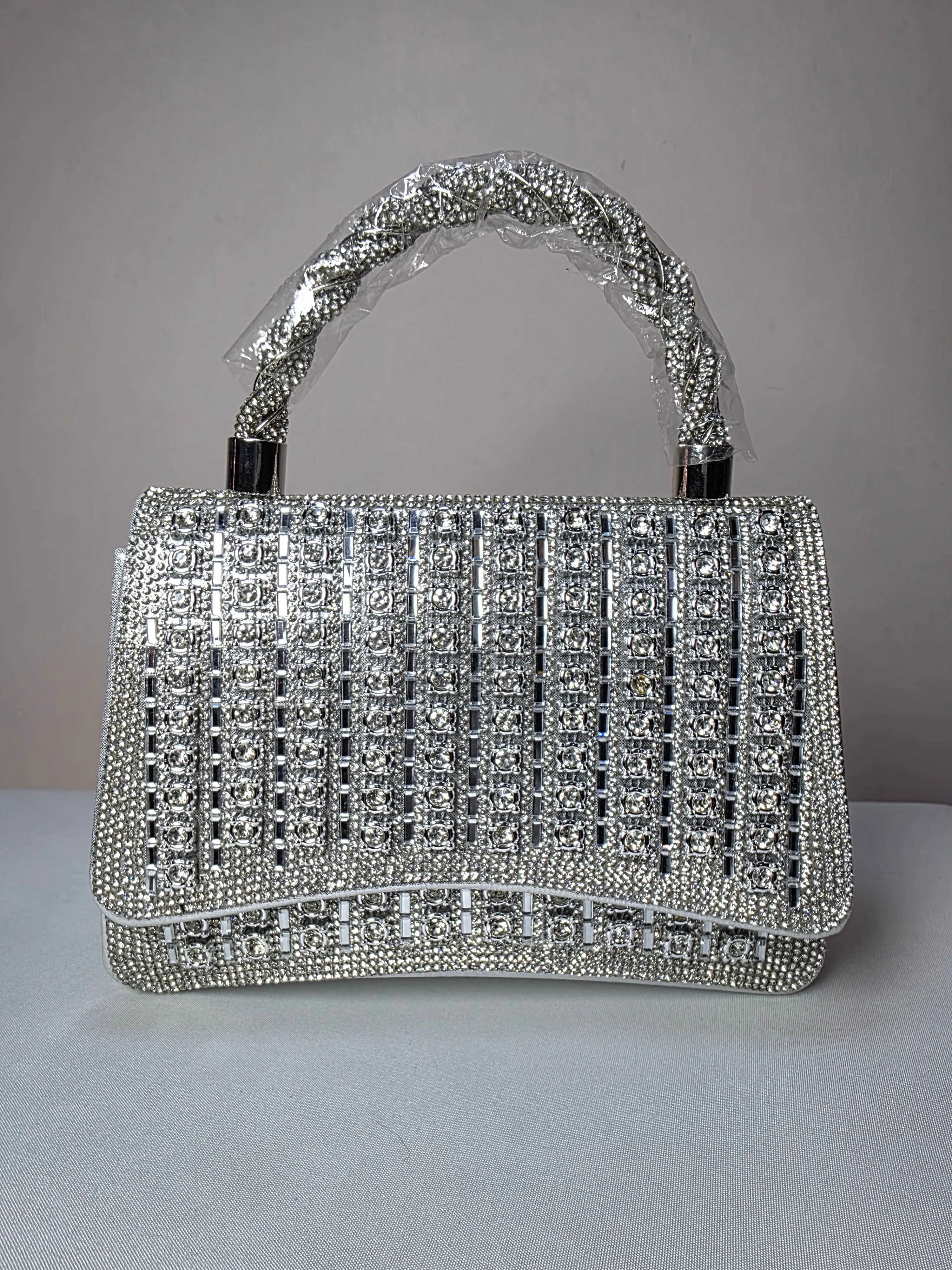 Dazzling Diamond Delight Clutch Bag