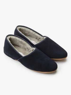 DEREK ROSE Crawford Slipper | Navy