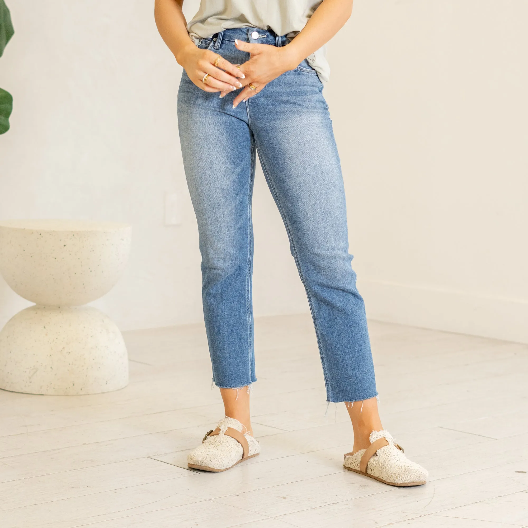 Dewy High Rise Tummy Control Top Straight Leg Regular & Plus Sizes