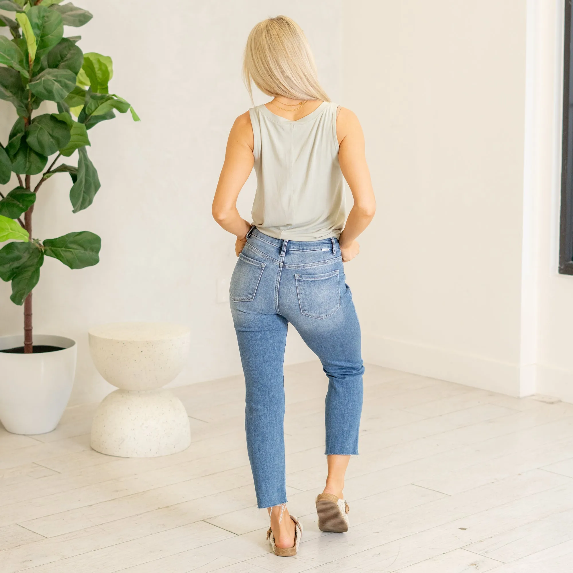 Dewy High Rise Tummy Control Top Straight Leg Regular & Plus Sizes