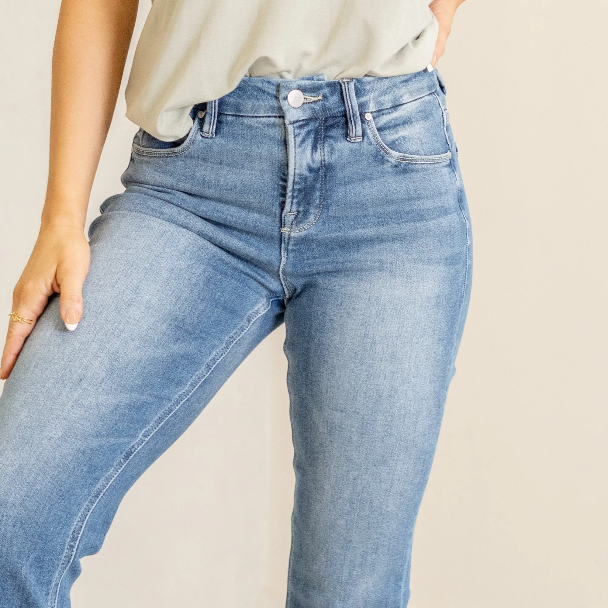 Dewy High Rise Tummy Control Top Straight Leg Regular & Plus Sizes