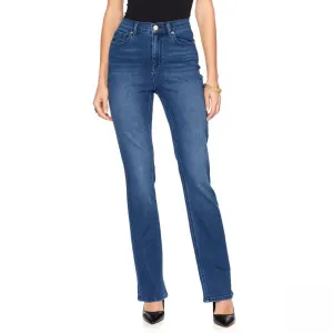 DG2 by Diane Gilman Women's Plus Size Virtual Stretch Boot Cut Jeans