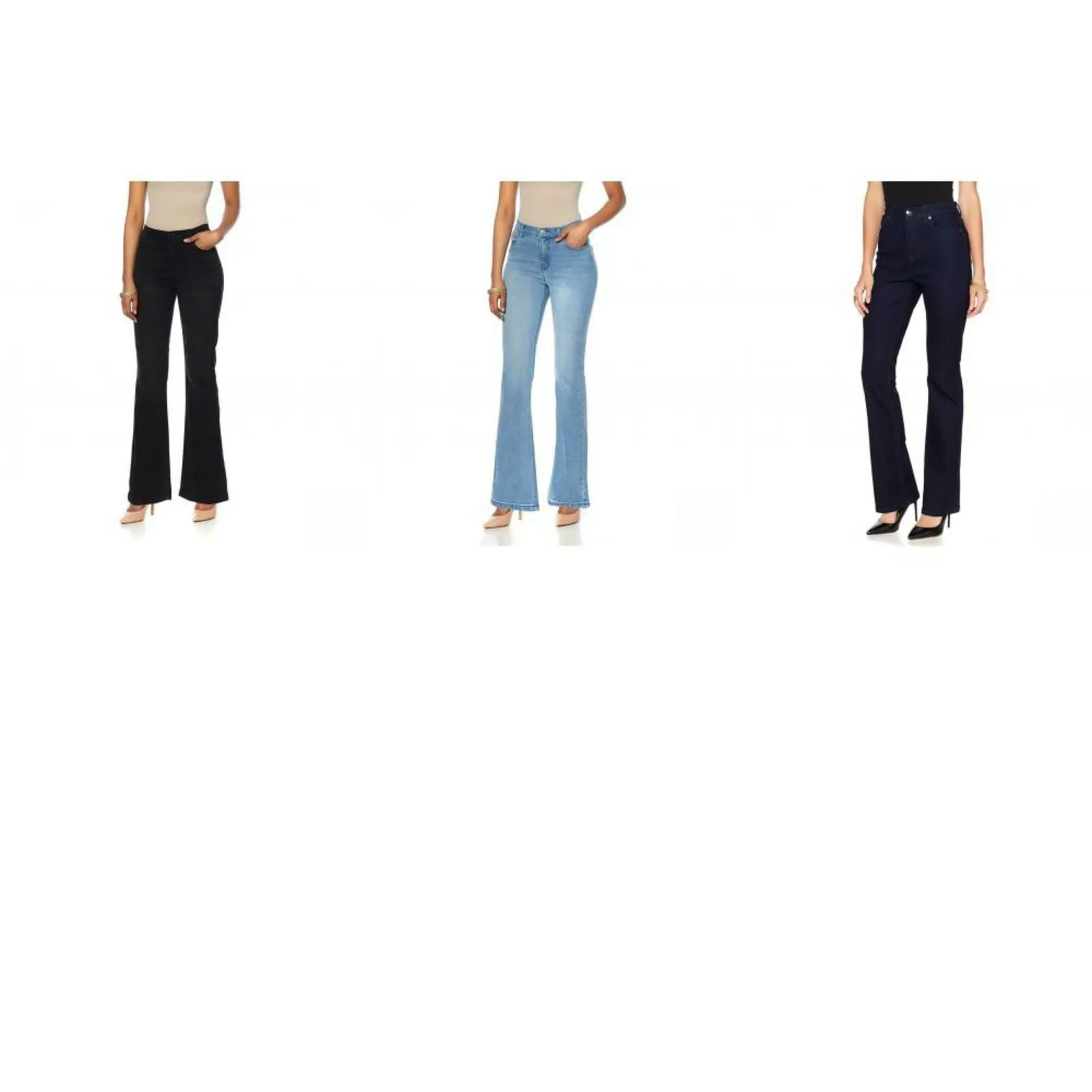 DG2 by Diane Gilman Women's Tall Virtual Stretch Boot Cut Jeans