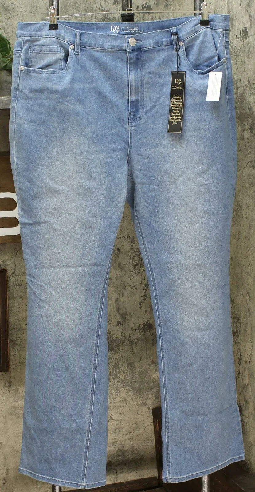 DG2 by Diane Gilman Women's Tall Virtual Stretch Boot Cut Jeans