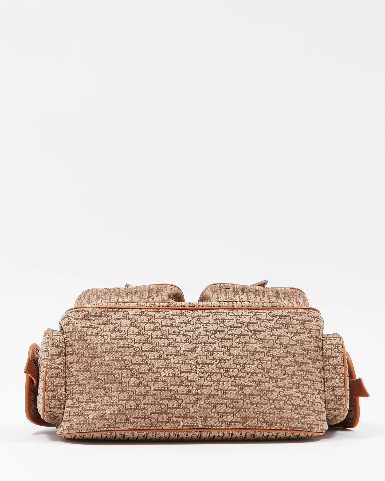 Dior Vintage Beige Diorissimo Oblique Monogram Shoulder Bag