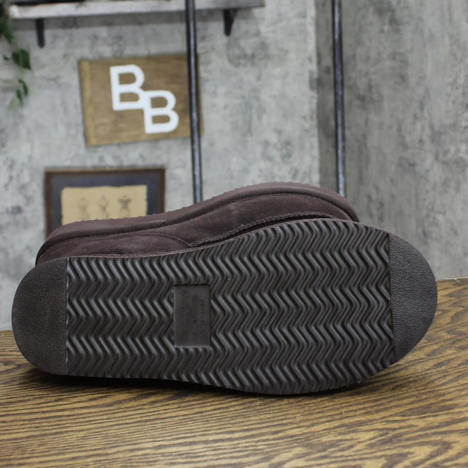 Dluxe By Dearfoams Mens Lith Slide Slippers 88498382 Brown 11