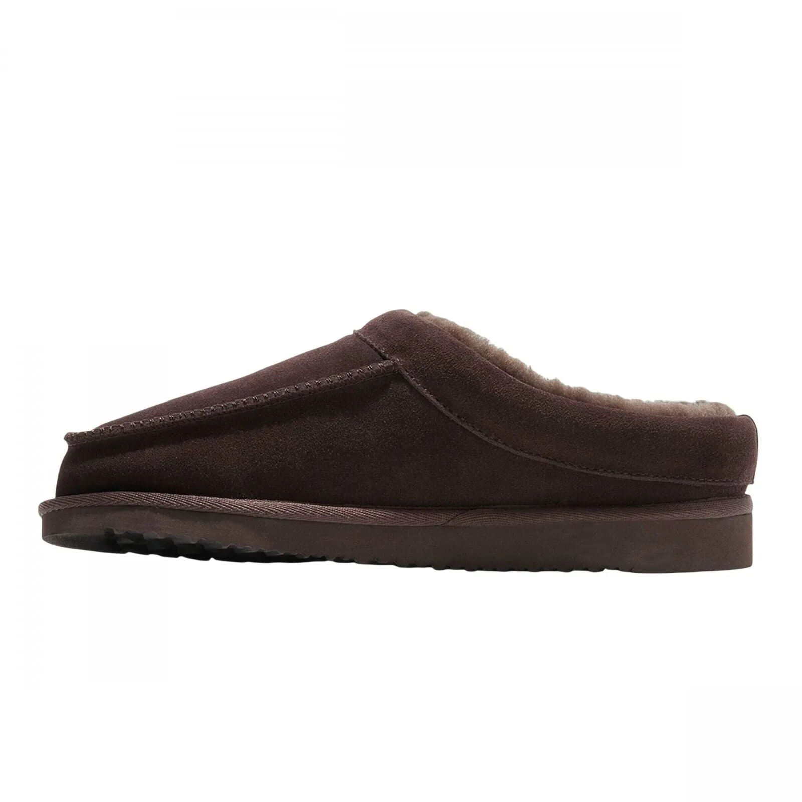 Dluxe By Dearfoams Mens Lith Slide Slippers 88498382 Brown 11