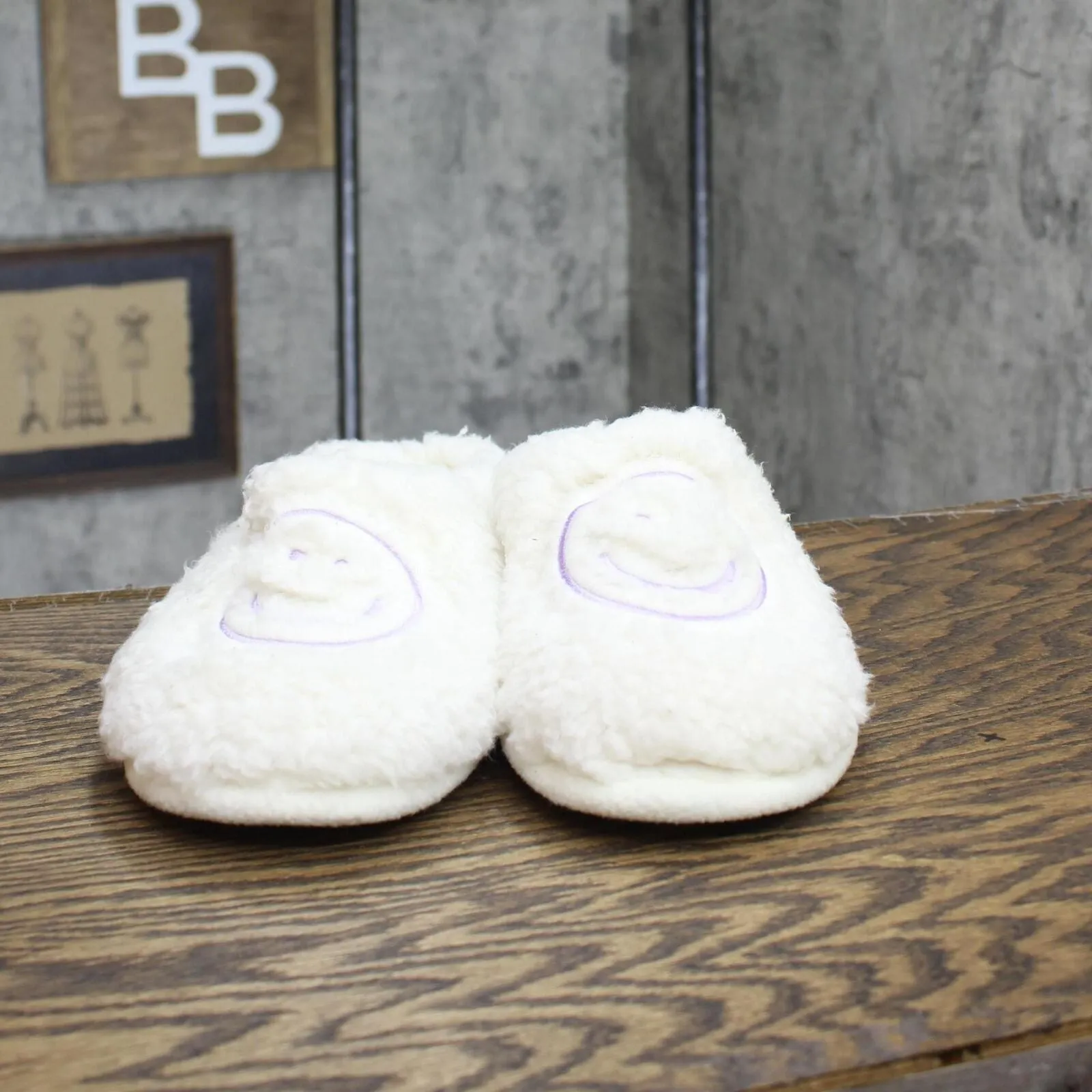 Dluxe By Dearfoams Women's Happy Face Slide Slippers 89544509
