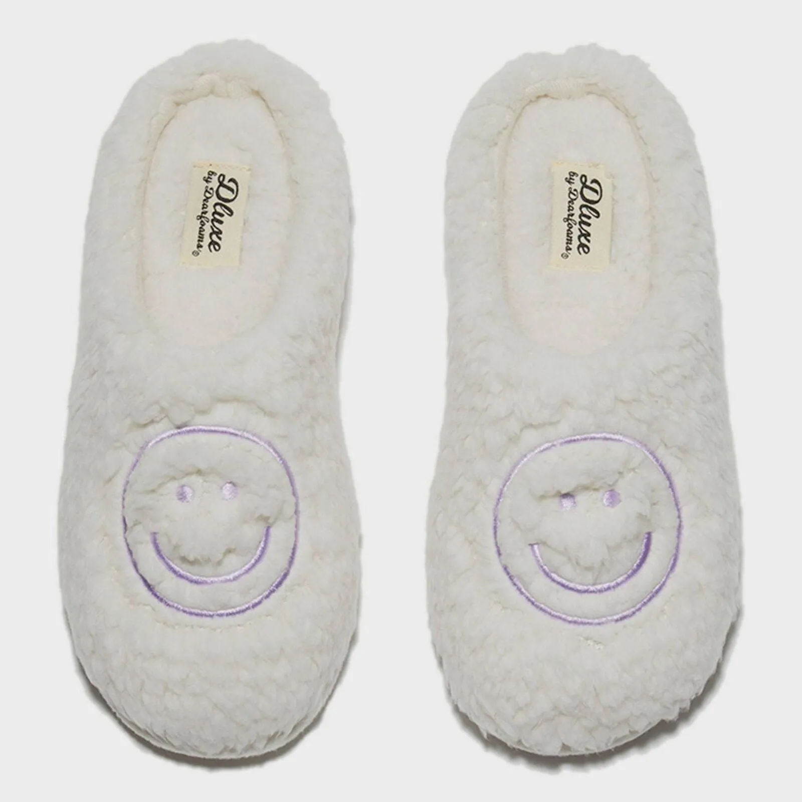 Dluxe By Dearfoams Women's Happy Face Slide Slippers 89544509